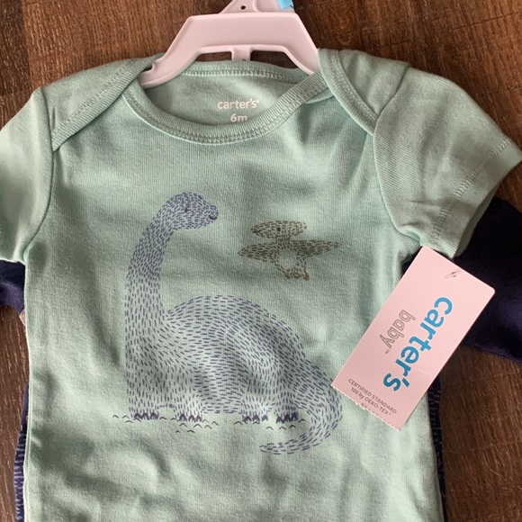 Carter’s baby boy 3-piece dinosaur set - Picture 2 of 4